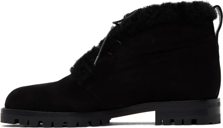 Manolo Blahnik Black Mircus Ankle Boots - Image 3
