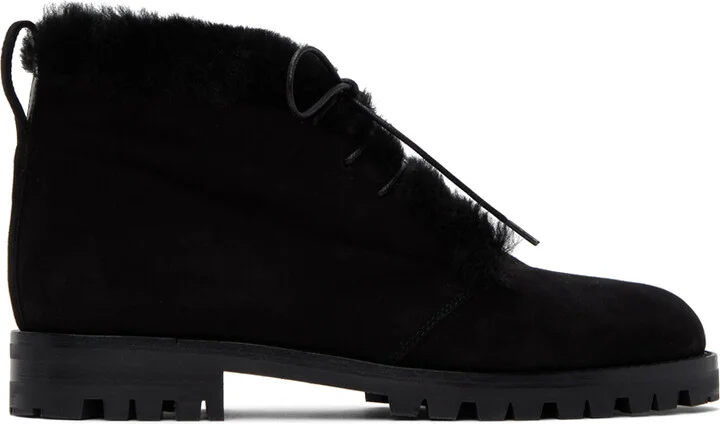 Manolo Blahnik Black Mircus Ankle Boots