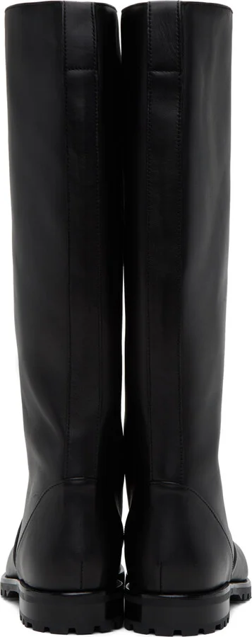 Manolo Blahnik Black Motosahi Tall Boots - Image 2