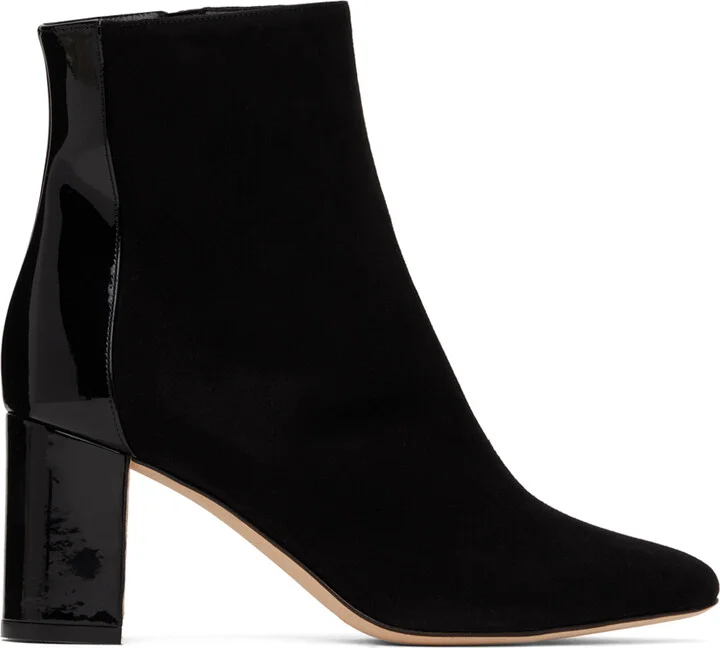 Manolo Blahnik Black Rosie Boots