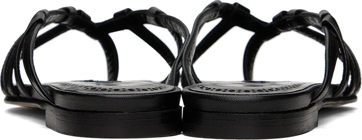 Manolo Blahnik Black Soliman Sandals - Image 2