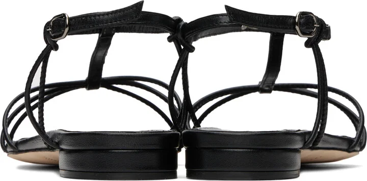 Manolo Blahnik Black Tabarek Sandals - Image 2