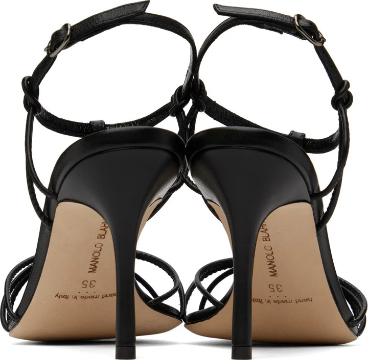 Manolo Blahnik Black Tabarekhi Heeled Sandals - Image 2