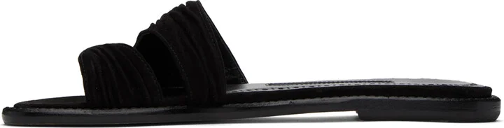 Manolo Blahnik Black Tibo Sandals - Image 3