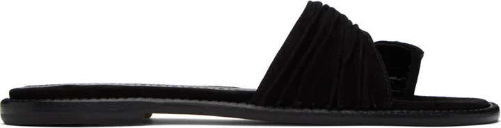Manolo Blahnik Black Tibo Sandals