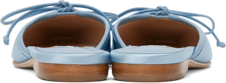 Manolo Blahnik Blue Ballerimu Slippers - Image 2