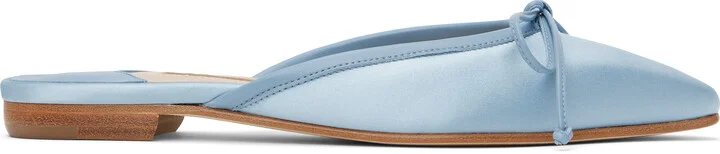 Manolo Blahnik Blue Ballerimu Slippers