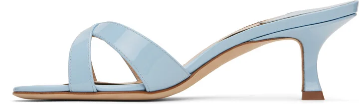 Manolo Blahnik Blue Callamu Heeled Sandals - Image 3