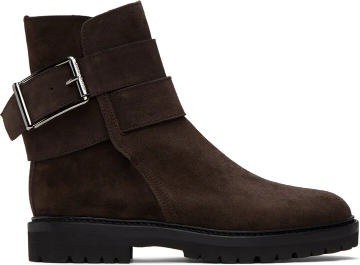 Manolo Blahnik Brown Hather Boots