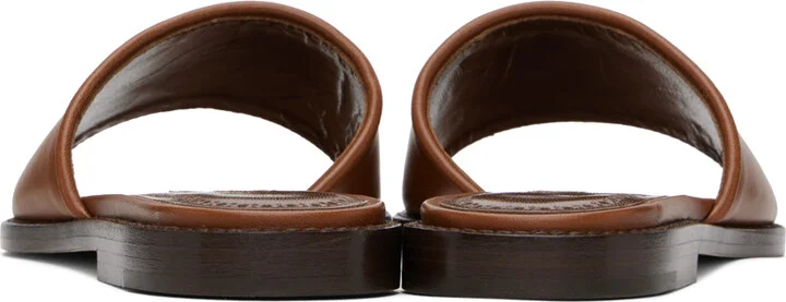 Manolo Blahnik Brown Safinanu Sandals - Image 2