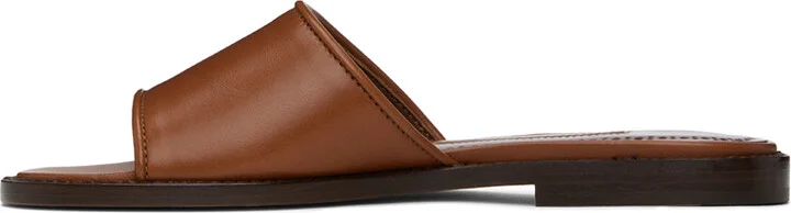 Manolo Blahnik Brown Safinanu Sandals - Image 3