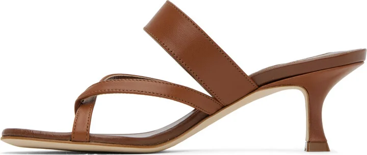 Manolo Blahnik Brown Susa Heels - Image 3