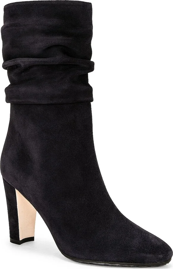 Manolo Blahnik Calasso 90 Crosta Boot in Navy - Image 2