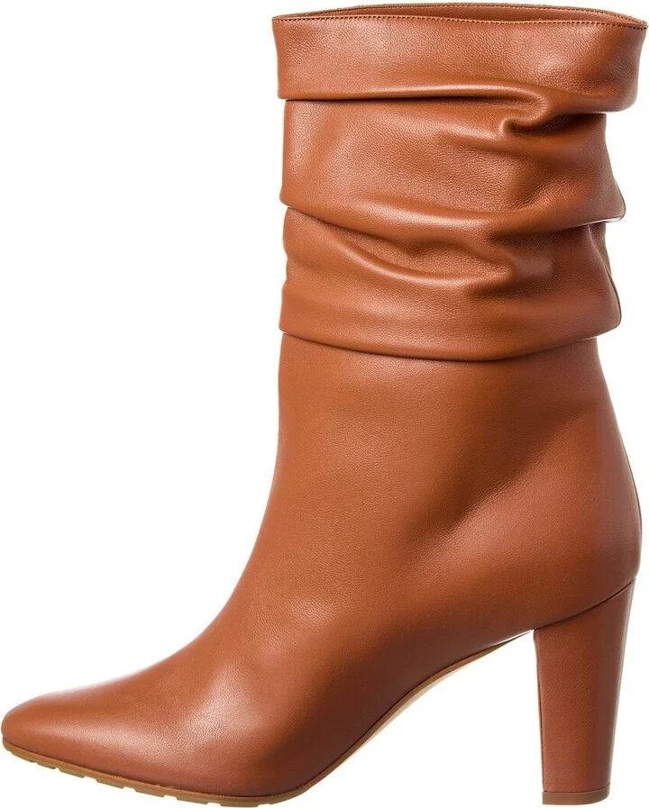 Manolo Blahnik Calasso 90 Leather Boot - Image 2