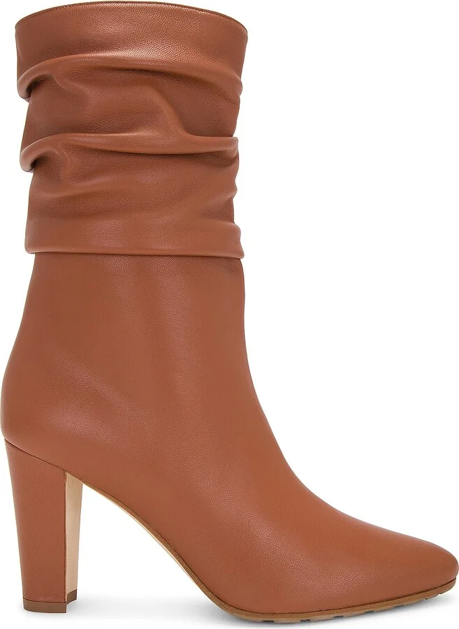Manolo Blahnik Calasso 90 Nappa Boot in Brown