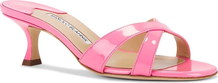 Manolo Blahnik Callamu 50 Sandal in Pink - Image 2