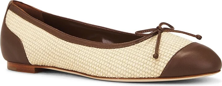 Manolo Blahnik Capbal 10 Flat in Brown - Image 2
