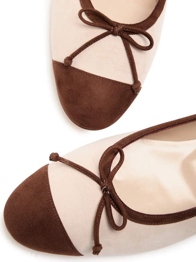 Manolo Blahnik Capbal Suede Ballet Flats - Image 4