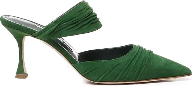 Manolo Blahnik Circeamu Pointed Toe Pumps