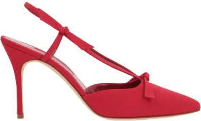 Manolo Blahnik Corintia Pointed Toe Pumps