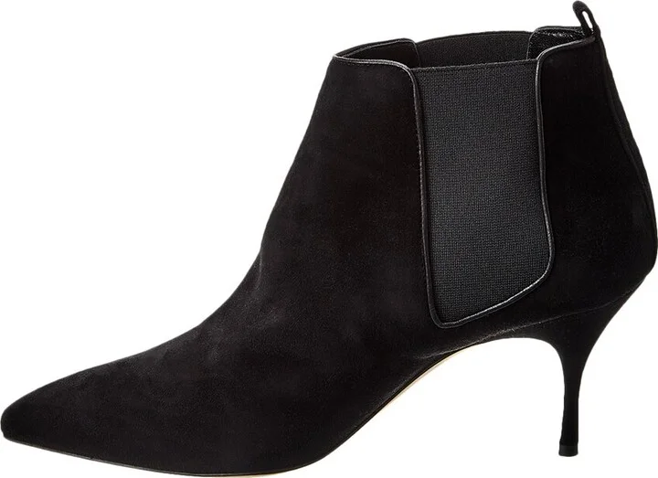 Manolo Blahnik Dildi 70 Suede Bootie - Image 2