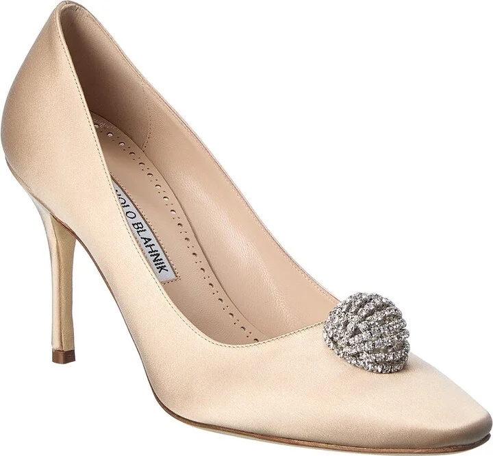 Manolo Blahnik Elbolita 90 Satin Pump