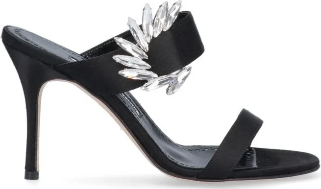 Manolo Blahnik Embellished Heeled Sandals
