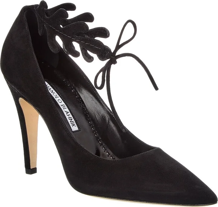 Manolo Blahnik Florettehi 105 Suede Pump