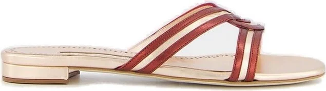 Manolo Blahnik Gasachan Knot Detailed Sandals