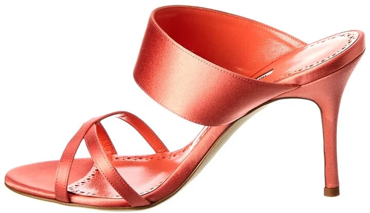 Manolo Blahnik Gueypla 90 Satin Sandal - Image 2
