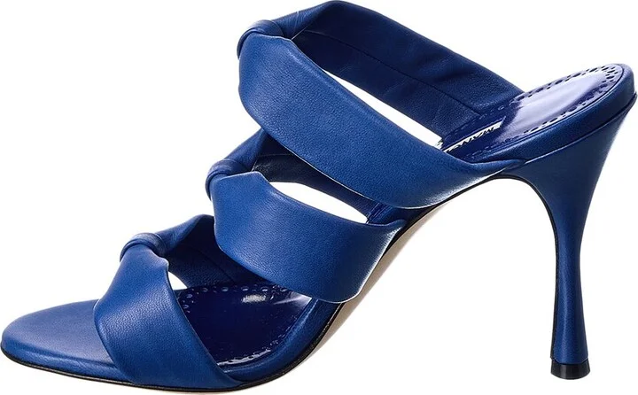 Manolo Blahnik Gyrica 105 Leather Sandal - Image 2