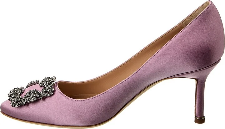 Manolo Blahnik Hangisi 70 Satin Pump - Image 2