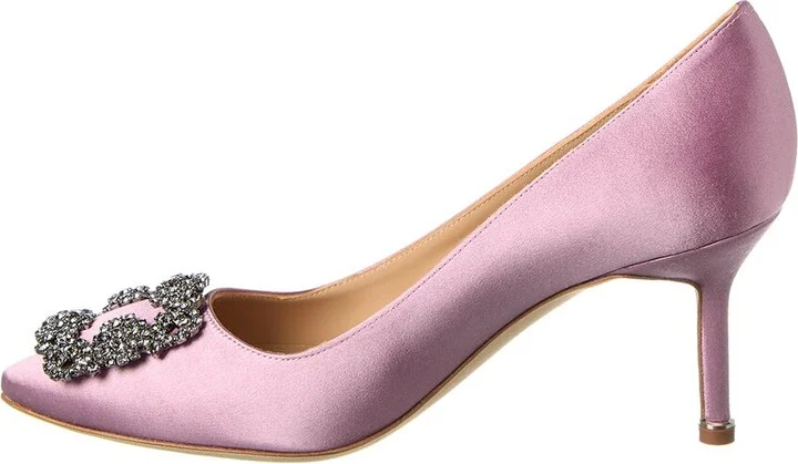 Manolo Blahnik Hangisi 70 Satin Pump - Image 2
