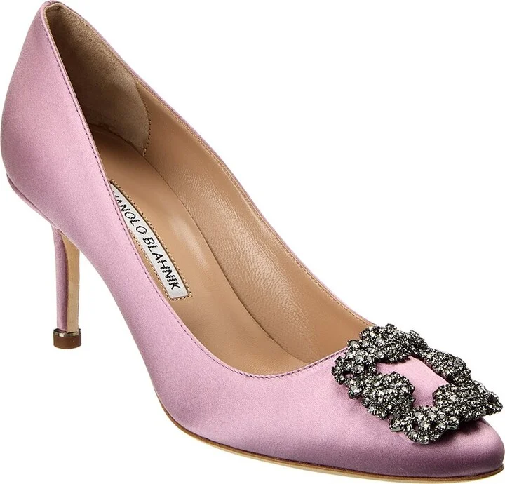 Manolo Blahnik Hangisi 70 Satin Pump