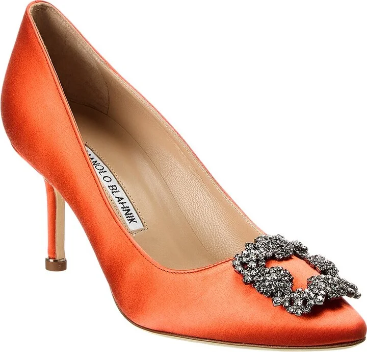 Manolo Blahnik Hangisi 70 Satin Pump
