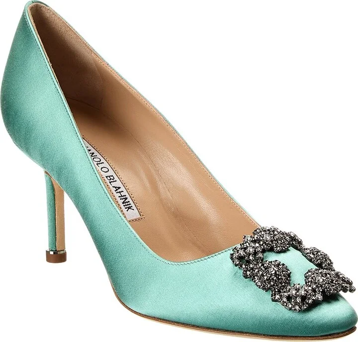 Manolo Blahnik Hangisi 70 Satin Pump