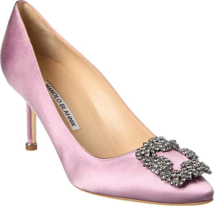 Manolo Blahnik Hangisi 70 Satin Pump