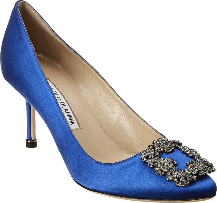 Manolo Blahnik Hangisi 70 Satin Pump