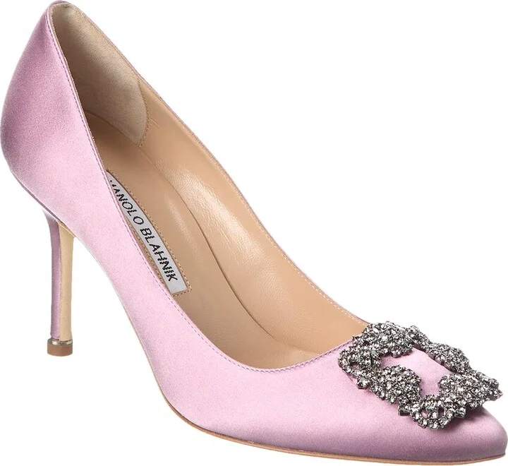 Manolo Blahnik Hangisi 90 Satin Pump