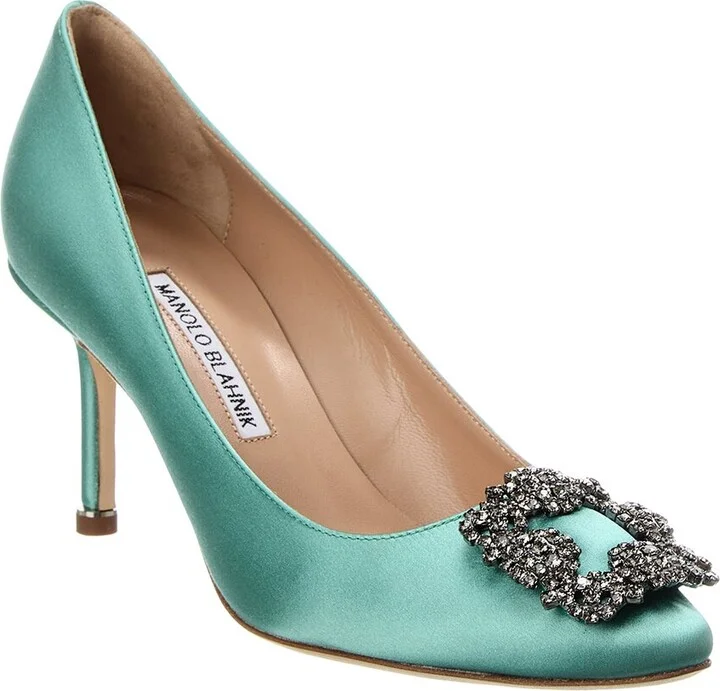 Manolo Blahnik Hangisi 90 Satin Pump