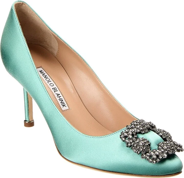 Manolo Blahnik Hangisi 90 Satin Pump