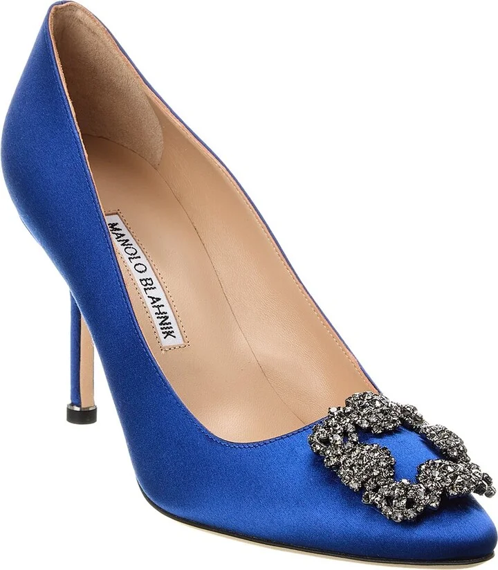 Manolo Blahnik Hangisi 90 Satin Pump