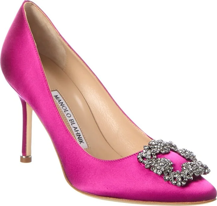 Manolo Blahnik Hangisi 90 Satin Pump