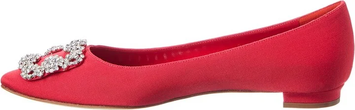 Manolo Blahnik Hangisi Grosgrain Flat - Image 2