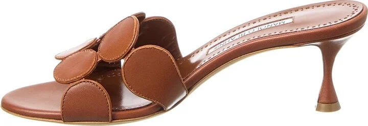 Manolo Blahnik Haribalmu 50 Leather Sandal - Image 2