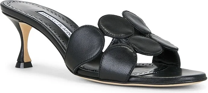 Manolo Blahnik Haribalmu 50 Sandal in Black - Image 2
