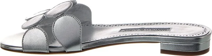 Manolo Blahnik Haribalmu Leather Sandal - Image 2