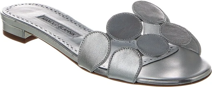 Manolo Blahnik Haribalmu Leather Sandal