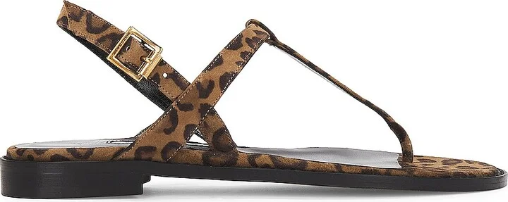 Manolo Blahnik Hata Suede Sandal in Brown