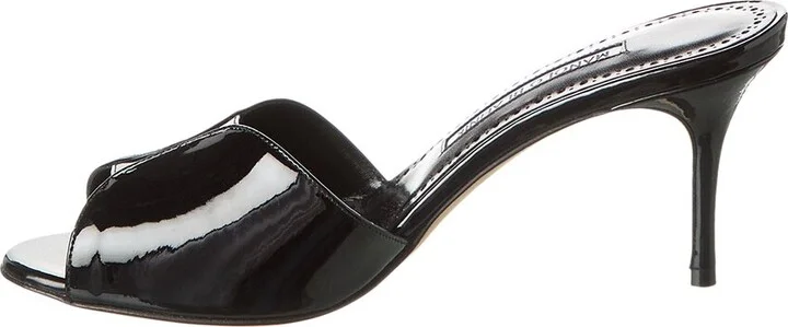 Manolo Blahnik Houramu 70 Patent Sandal - Image 2